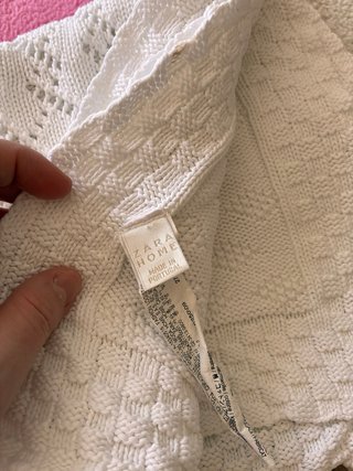 Mantas de bebé (3 rosas, 1 blanca)