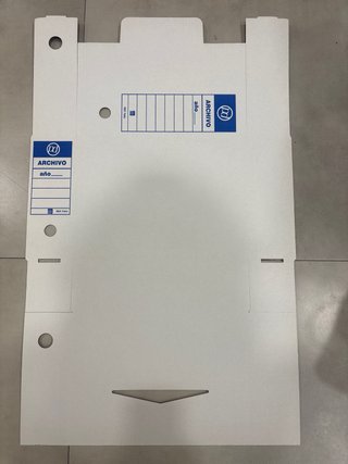 Caja Archivo PD Folio Blanco y Azul