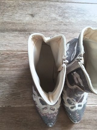 Botas Vaqueras Brillantes Talla [Talla]