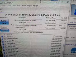 PC All In One HP 27", i5, 8gb, 512gb ssd, perfecto