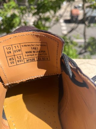 Dr. Martens 1461 zapatos burdeos 45 EU shoes Doc