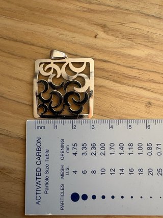 Colgante Oro Blanco 6gr