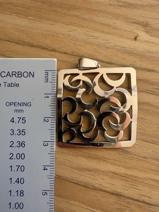 Colgante Oro Blanco 6gr
