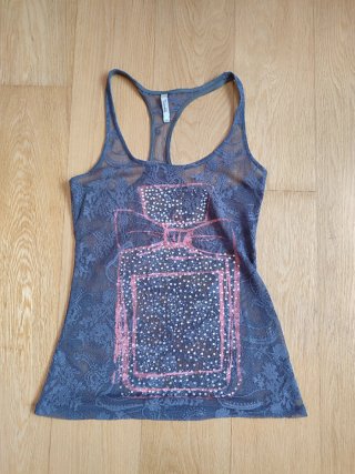 Camiseta tirantes encaje talla S