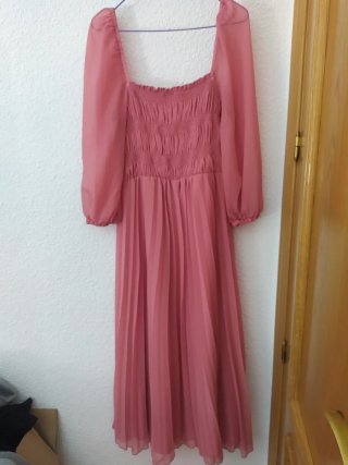 Vestido tul rosa