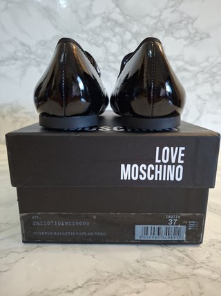 Bailarinas Love Moschino Negras Talla 37