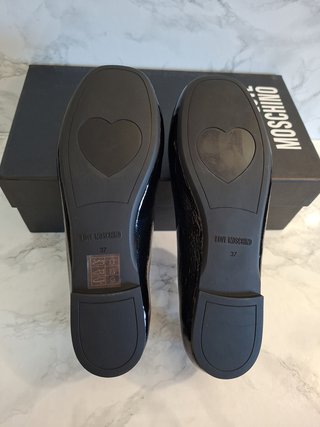 Bailarinas Love Moschino Negras Talla 37