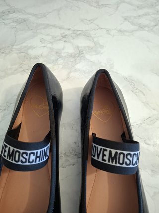 Bailarinas Love Moschino Negras Talla 37