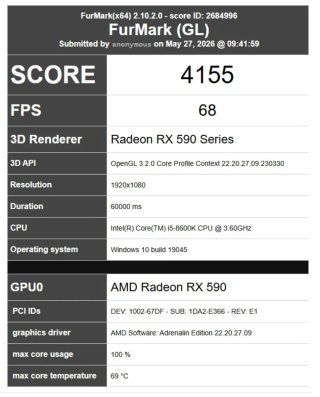 Tarjeta Gráfica Sapphire Nitro+ RX 590 OC 8GB