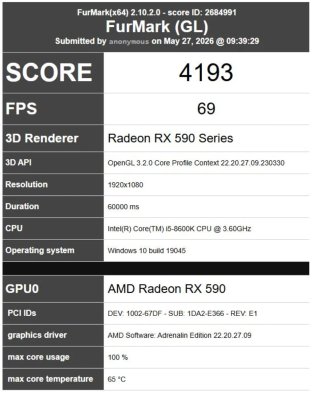 Tarjeta Gráfica Sapphire Nitro+ RX 590 OC 8GB