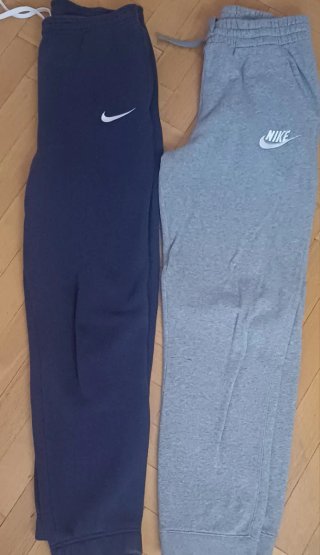 Conjunto 2 chándal Nike azul y gris