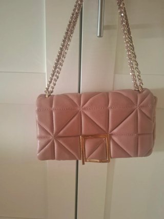 Bolso Purificación García acolchado dorado