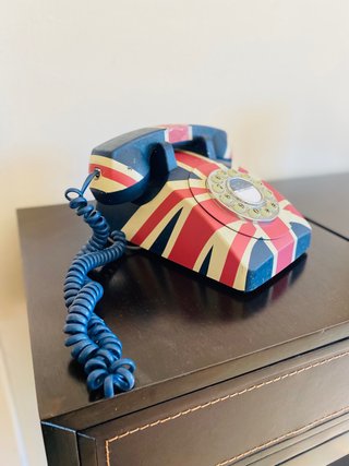 Teléfono Antiguo Estilo Inglés