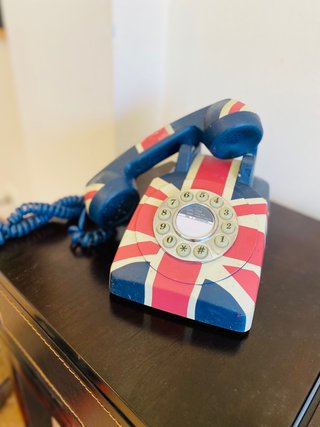 Teléfono Antiguo Estilo Inglés
