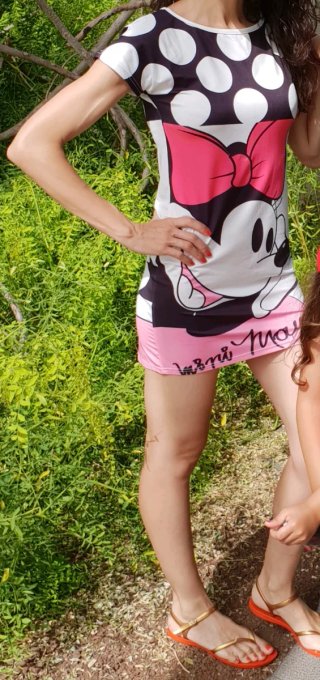 Vestido Minnie mujer