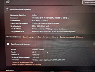 Portátil Gaming Lenovo Legion
