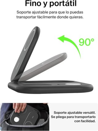 Belkin BoostCharge Cargador Magnético Plegable 3 e