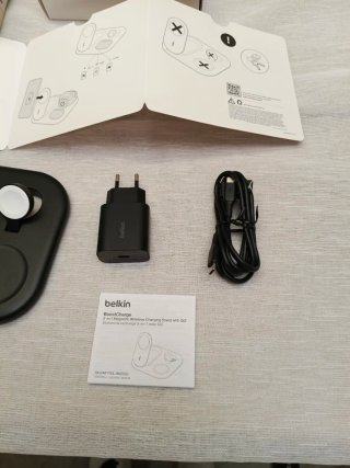 Belkin BoostCharge Cargador Magnético Plegable 3 e