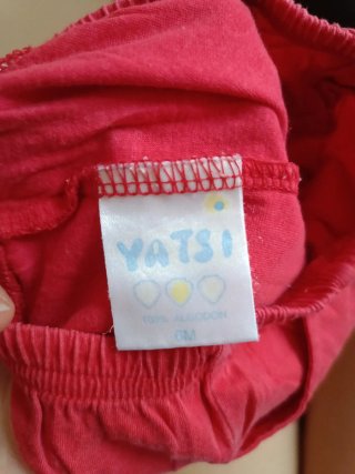 Pantalón corto bebé niña