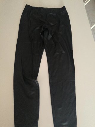 Leggings efecto piel Calzedonia negros