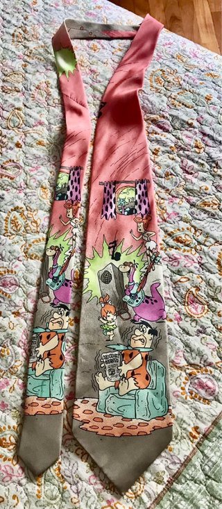 Cravatta Flinstones Seta Cartoons