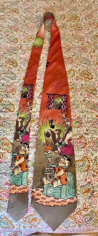 Cravatta Flinstones Seta Cartoons
