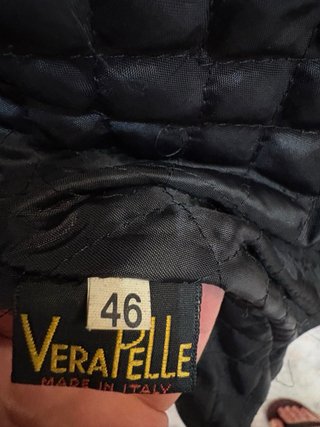 Giacca Doppio Petto in vera pelle morbida vintage