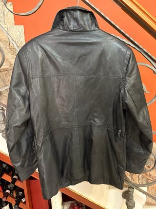 Giacca Doppio Petto in vera pelle morbida vintage