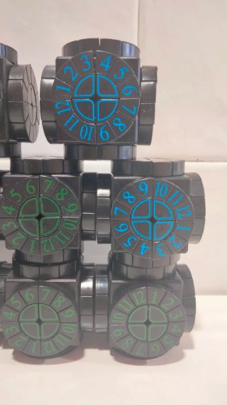 Lote 8 rompecabezas numéricos