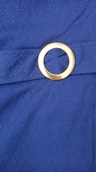 Abito stile anni '60 blu e bianco