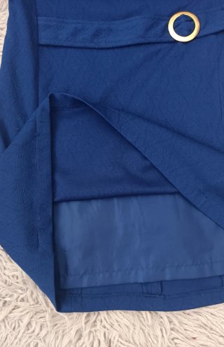Abito stile anni '60 blu e bianco