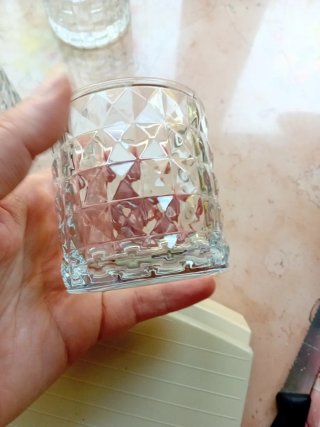 Bicchieri portacandela in vetro 5 pezzi