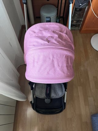Bugaboo Ant rosa con reposapies. Apto cabina avion
