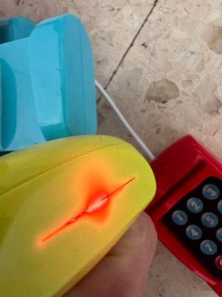Caja registradora de juguete de supermercado