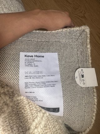 Alfombra de lana Kave Home