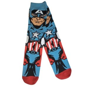 Calcetines estampados Capitán América Adultos