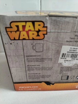 Taza Star Wars Yoda. Nueva