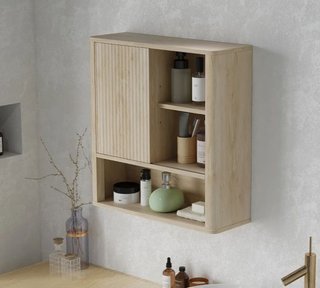 Armario de Baño de Pared con Puerta