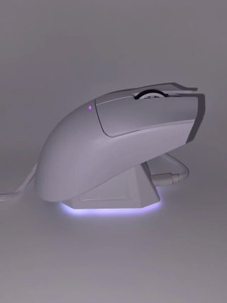 Attack Shark Mouse Gaming Bianco + Base Ricarica