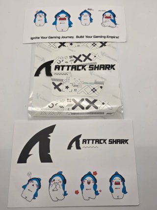 Attack Shark Mouse Gaming Bianco + Base Ricarica