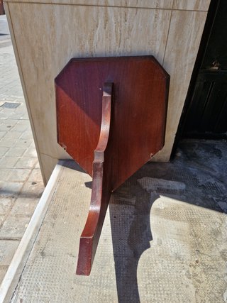 Peana de pared madera. esquinera