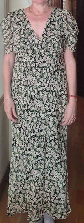 Vestido floral largo talla 42 sin estrenar