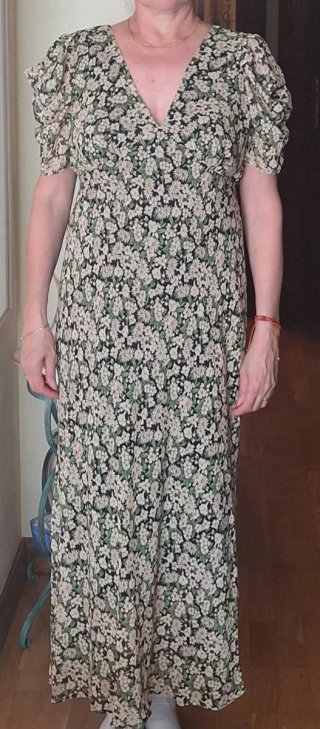 Vestido floral largo talla 42 sin estrenar