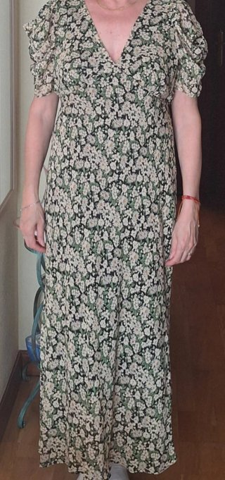 Vestido floral largo talla 42 sin estrenar