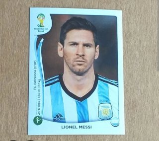 Cromo Lionel Messi Mundial 2014 Brasil