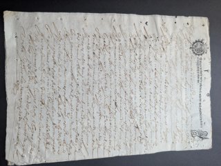Manuscrito original 1654