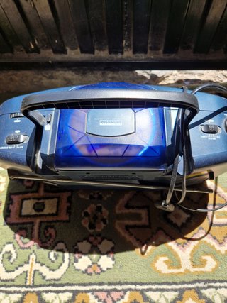 Grabadora Vintage Nicholson CD/Radio/Cassette Azul