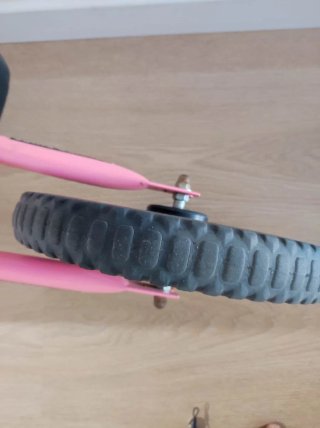Bici de equilibrio infantil rosa