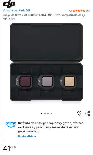 Filtros ND DJI Mini 5 Pro