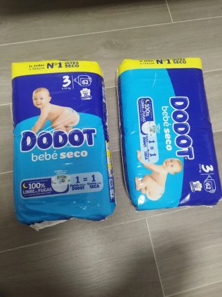 Pañales Dodot Talla 3 (6-10 kg) - 62 unidades